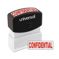 Universal Message Stamp, CONFIDENTIAL, Pre-Inked One-Color, Red UNV10046